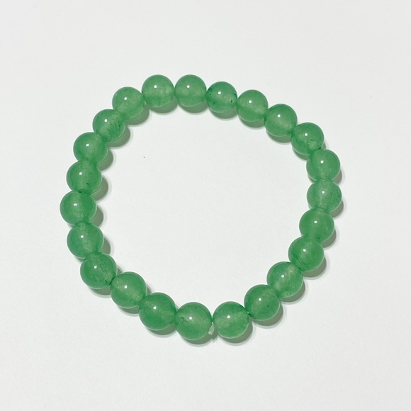 Natural Stone Aventurine Crystal Healing Bracelet 8mm - Picture 3 of 3